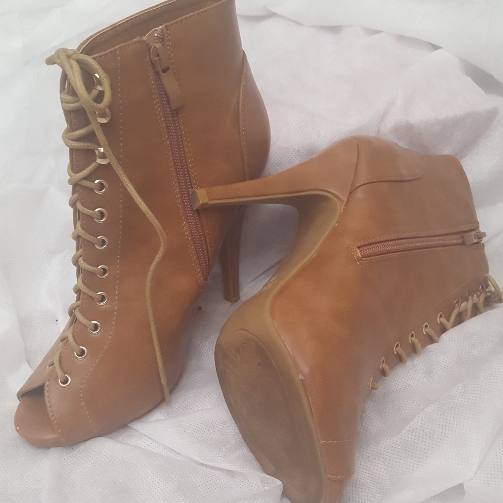 Forever Peep Toe Booties